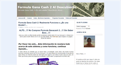 Desktop Screenshot of formulaganacash2aldescubierto.com